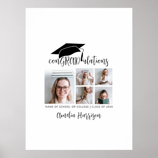 Gradaties 5 Handtekening van het Afstuderen van de Poster (Voorkant)