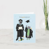 Gradaties Dotty Dog en Kat Viering Kaart (Voorkant)