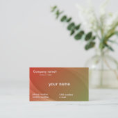 gradation business cards visitekaartje (Staand voorkant)