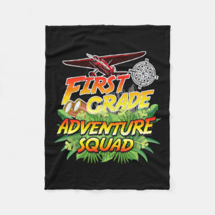Grade Adventure Squad - Safari Thema Teacher Team Fleece Deken
