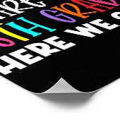 Grade Afstuderen 6e Grade Hier komen we Poster (Hoek)