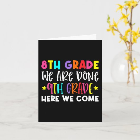 Grade Afstuderen 9e Grade Hier komen we Kaart (Gele Bloem)