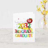 Grade Afstuderen CL van 2032 Laatste dag van Schoo Kaart (Gele Bloem)