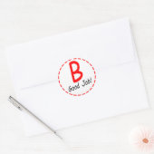 Grade B...Goed gedaan! Sticker (Envelop)