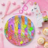 Grade Clef Muziek Eenvoudige Esthetische Papier Bo Papieren Bordje (Feest)