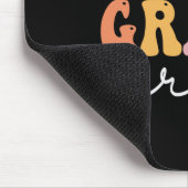 Grade Crew Retro Groovy Eerste Dag van de School Muismat (Hoek)