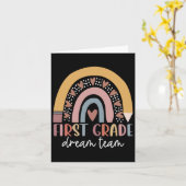Grade Dream Team Teacher Kinder terug naar school  Kaart (Gele Bloem)