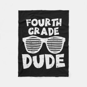 Grade Dude 4e Grade Docenten Studenten Terug naar Fleece Deken