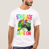 Grade Game On Back to School 5e T-shirt (Voorkant)