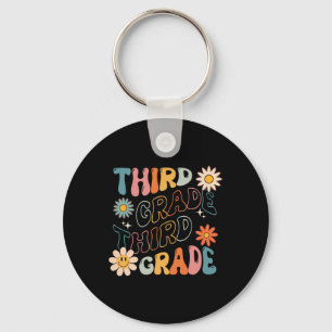Grade Groovy Terug naar School Team Teacher Studen Sleutelhanger