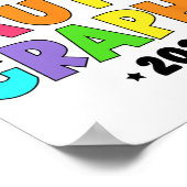 Grade laatste dag van school handtekeningen poster (Hoek)
