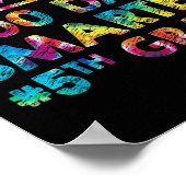 Grade leraar 1000 dagen slimmer 100 dagen van de s poster (Hoek)