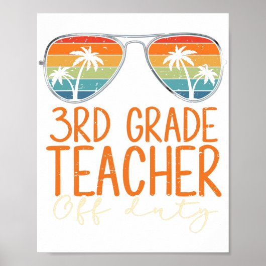 Grade leraar van dienst Sungles Beach leraar Summe Poster (Voorkant)