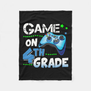 Grade Leuk Spel Op 4e Grade Gift Fleece Deken
