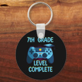 Grade Level Compleet Laatste Dag van School Grappi Sleutelhanger (Voorkant)