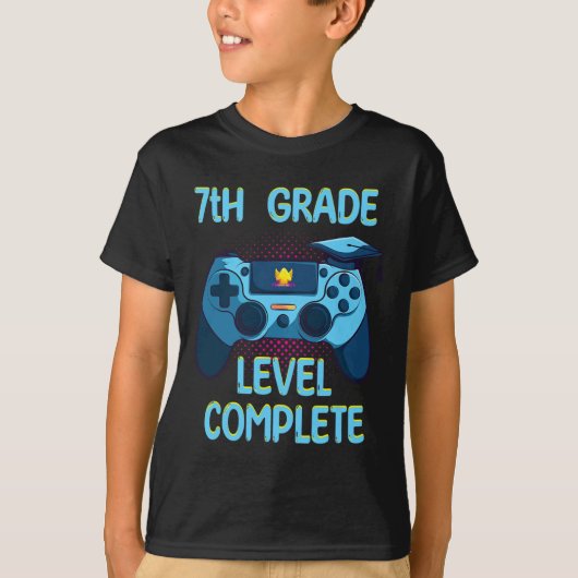 Grade Level Compleet Laatste Dag van School Grappi T-shirt (Voorkant)