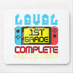 Grade Level Complete Gamer Laatste dag van School Muismat