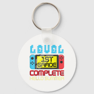 Grade Level Complete Gamer Laatste dag van School Sleutelhanger