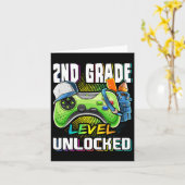 Grade Level Ontgrendeld Videospel Terug naar Schoo Kaart (Gele Bloem)
