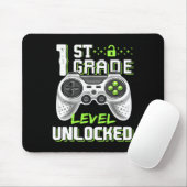 Grade Level Ontgrendelde Gamer Eerste Dag van de S Muismat (Met muis)