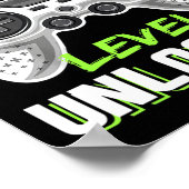 Grade Level Ontgrendelde Gamer Eerste Dag van de S Poster (Hoek)