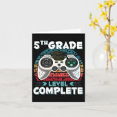 Grade Niveau Volledige Gamer 5e Grade Afstuderen G Kaart (Gele Bloem)