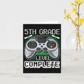 Grade Niveau Volledige Gamer 5e Grade Afstuderen G Kaart (Gele Bloem)