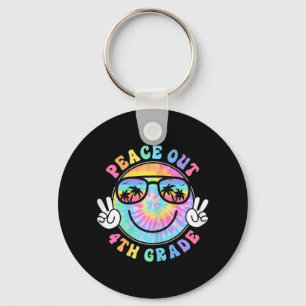 Grade Peace Out School 2024 Laatste dag van de sch Sleutelhanger