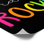 Grade Rocks Team 4e klas leraar Poster (Hoek)