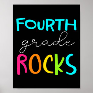 Grade Rocks Team 4e klas leraar Poster