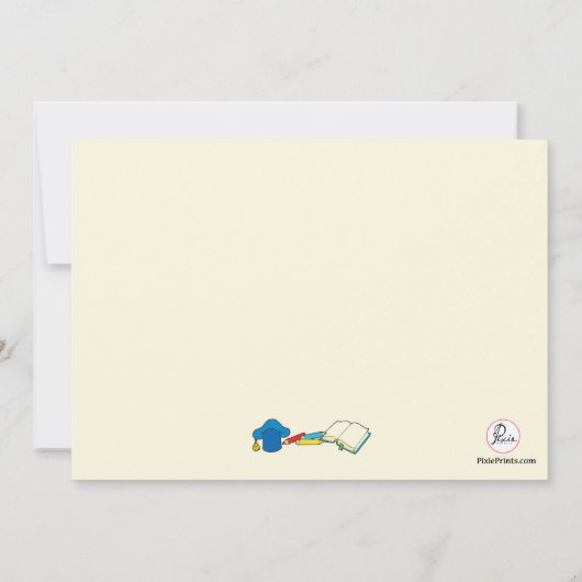 Grade School Afstuderen Fotouitnodiging Kaart (Achterkant)