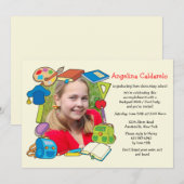 Grade School Afstuderen Fotouitnodiging Kaart (Voorkant / Achterkant)