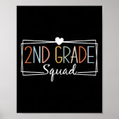 Grade Squad Teachers Kinder 2e klas terug naar sch Poster (Voorkant)