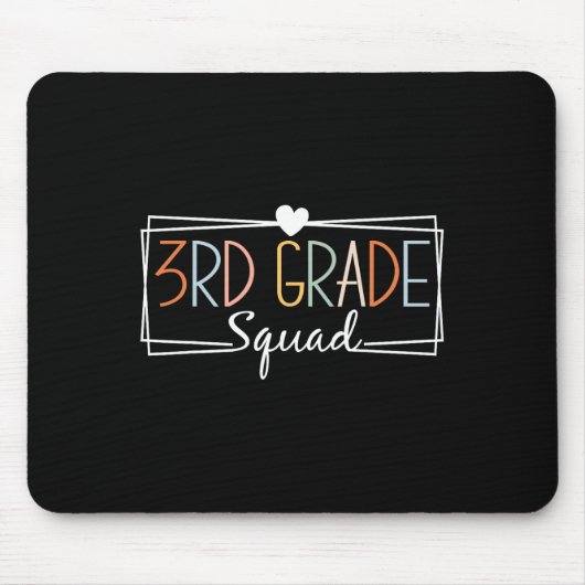 Grade Squad Teachers Kinder 3e klas terug naar sch Muismat (Voorkant)