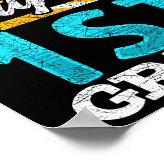 Grade Student 100e dag cadeau 100 dagen van de sch Poster (Hoek)