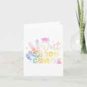 Grade Tie Dye Afstuderen Laatste dag van de school Kaart (Voorkant)