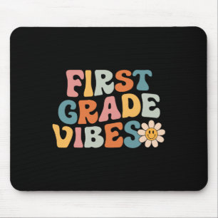 Grade Vibes - 1e klas Team Retro 1e dag van de sch Muismat