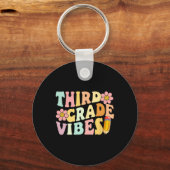 Grade Vibes 3e klas 1e dag van de school leraar Ki Sleutelhanger (Voorkant)