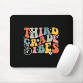 Grade Vibes - 3e klas team retro 1e dag van school Muismat (Met muis)