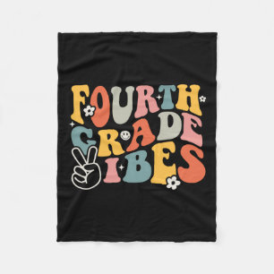 Grade Vibes - 4e klas Team Retro 1e dag van de sch Fleece Deken