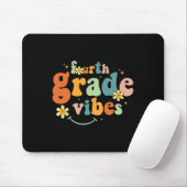 Grade Vibes 4e klas Team Retro 1e schooldag Muismat (Met muis)