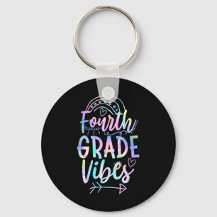 Grade Vibes Back To School Tie Dye Teachers Studen Sleutelhanger
