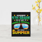 Grade weg naar middelbare school Grade eerste zome Kaart (Gele Bloem)