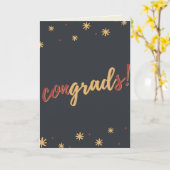 Graden! Afstuderen-kaart Kaart (Gele Bloem)