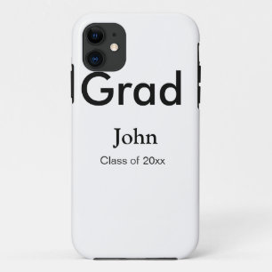 graden jongen voeg naam felicitaties datum jaar te Case-Mate iPhone case