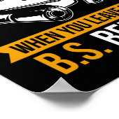 Graden MBA Masters Degree Afstuderen Poster (Hoek)