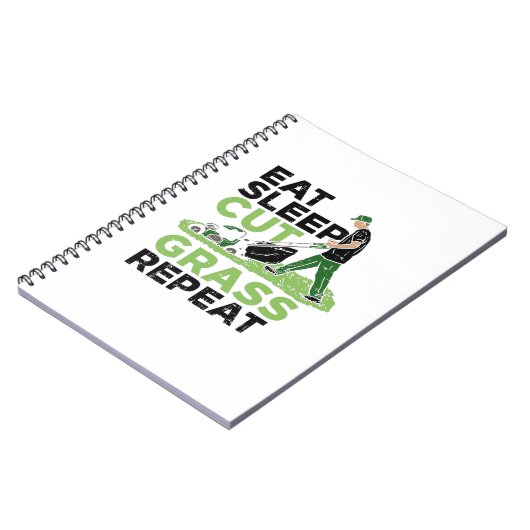 Gradenaar in de waakzaamheid van de Lawn-Mower Notitieboek (Linkerzijde)