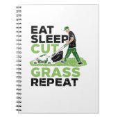 Gradenaar in de waakzaamheid van de Lawn-Mower Notitieboek (Voorkant)