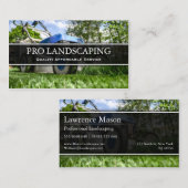 Gradener van de grasmaaier/Visitekaartje van de la Visitekaartje (Voorkant / Achterkant)