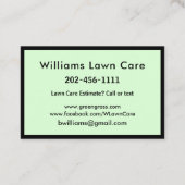 Gradenmolen personaliseren 100 visitekaartje (Achterkant)